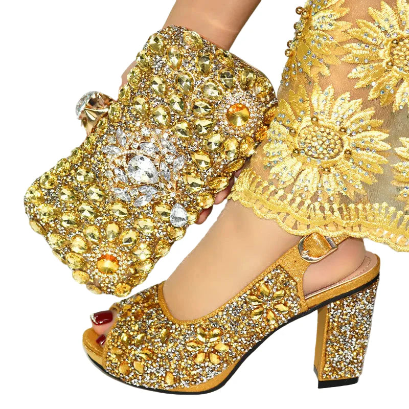 Women Shoes and Bags To Match Set Italy HJL1-2