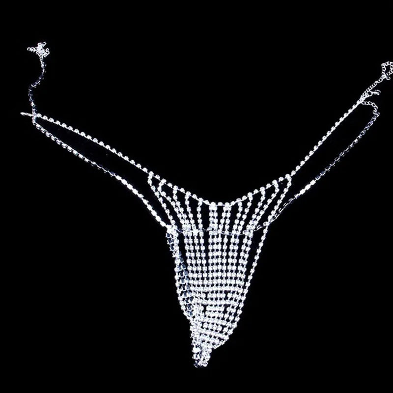 Crystal Tassel Bra & Skirt Body Jewelry