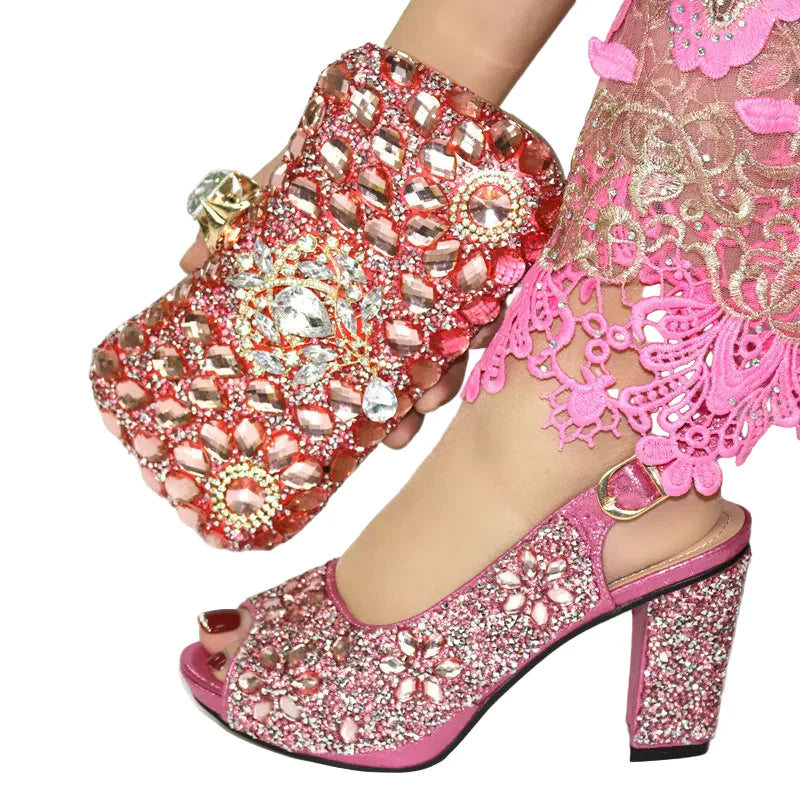 Women Shoes and Bags To Match Set Italy HJL1-2