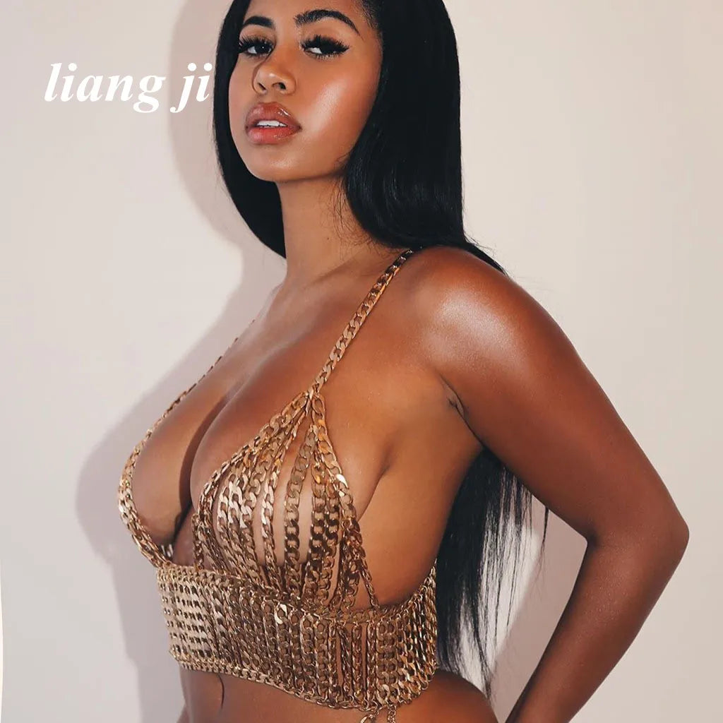 Alloy Bra & Thong Costume Chain Jewelry