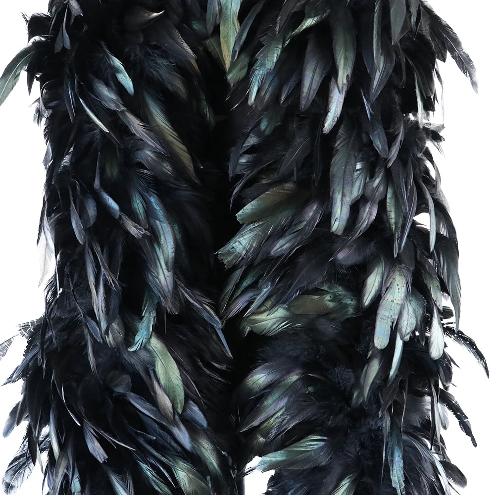2 Meter Natural Chicken Feathers Boa