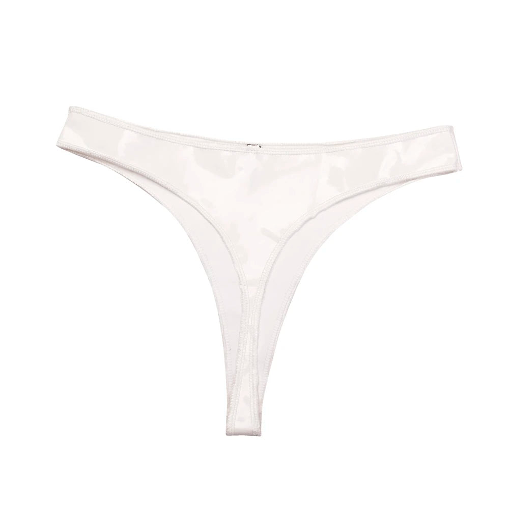 Glossy Patent Leather G-String Thong High-Gloss Liquid Elastic Briefs