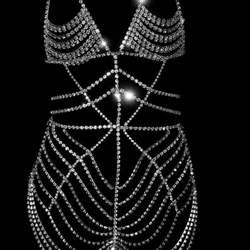 Crystal One-Piece Costume Body Chain