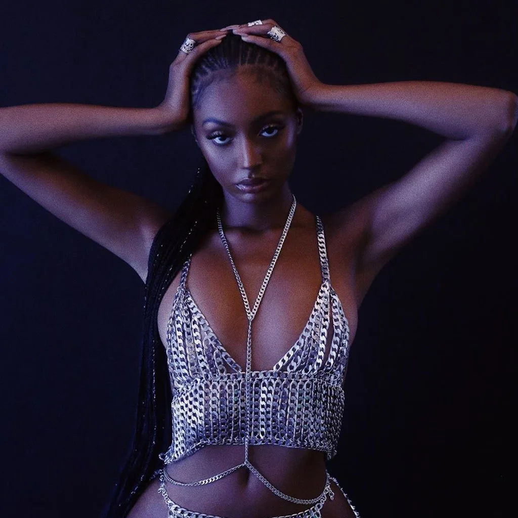 Alloy Bra & Thong Costume Chain Jewelry