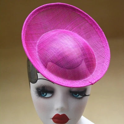 Sinamay Saucer Fascinator Base — 20 cm