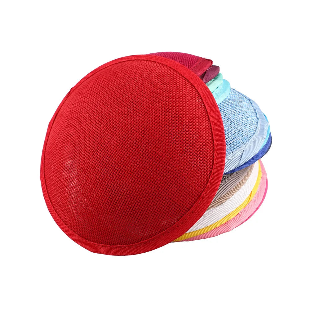 Round Imitation Sinamay Fascinator Base — 13 cm