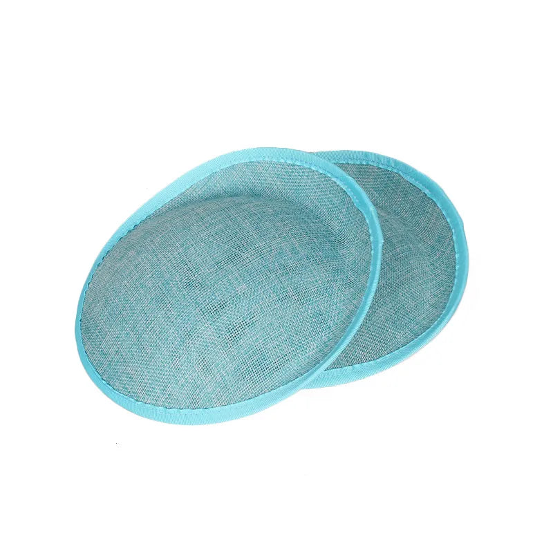 20cm Round Sinamay Fascinator Base DIY Millinery Headpiece Showgirl Hat Base