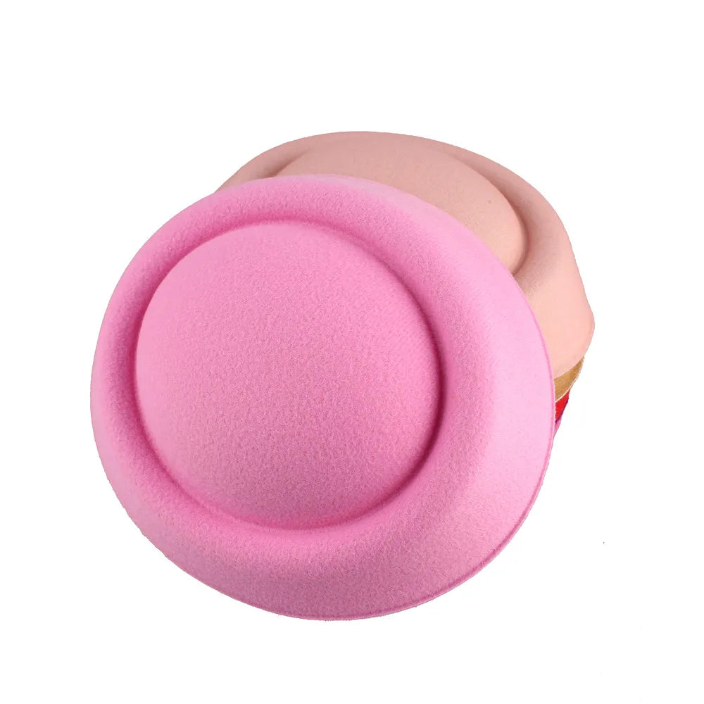 16cm Mini Pillbox Hat Fascinator Base DIY Millinery Stage Headpiece Mold