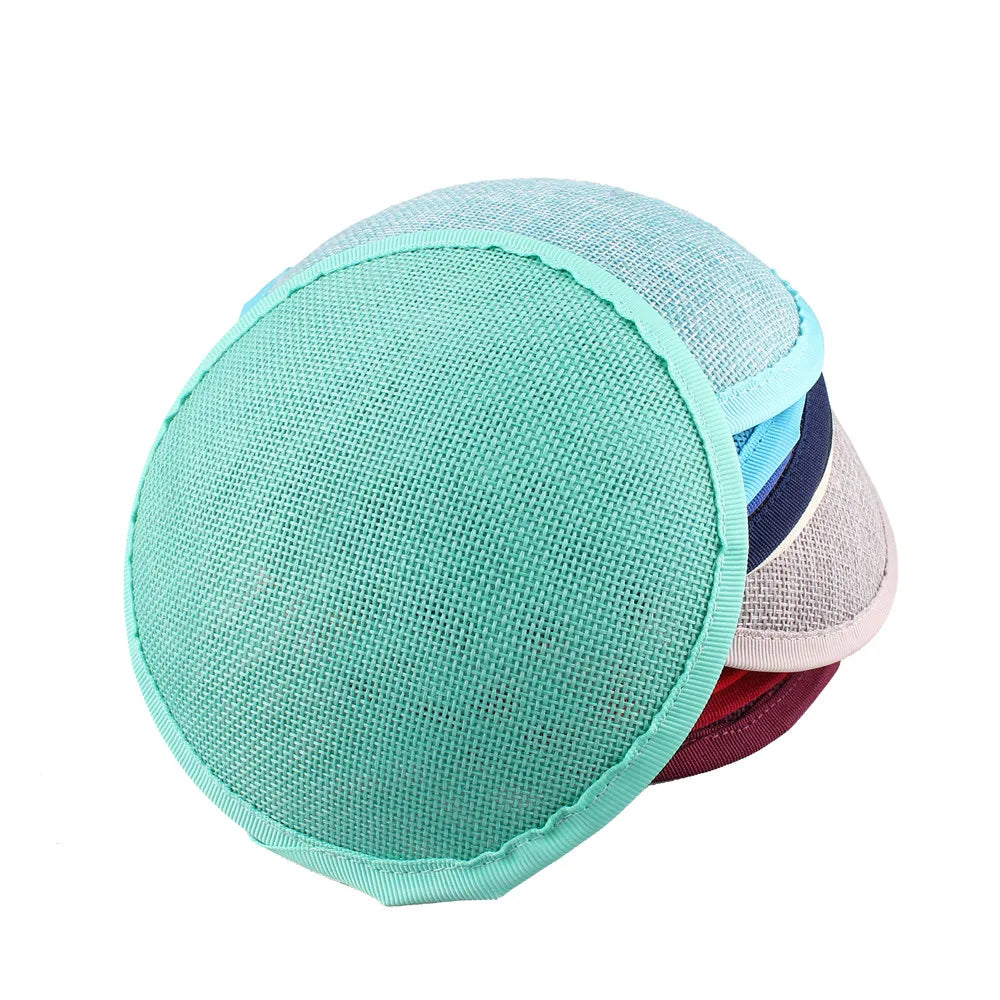 Round Imitation Sinamay Fascinator Base — 13 cm