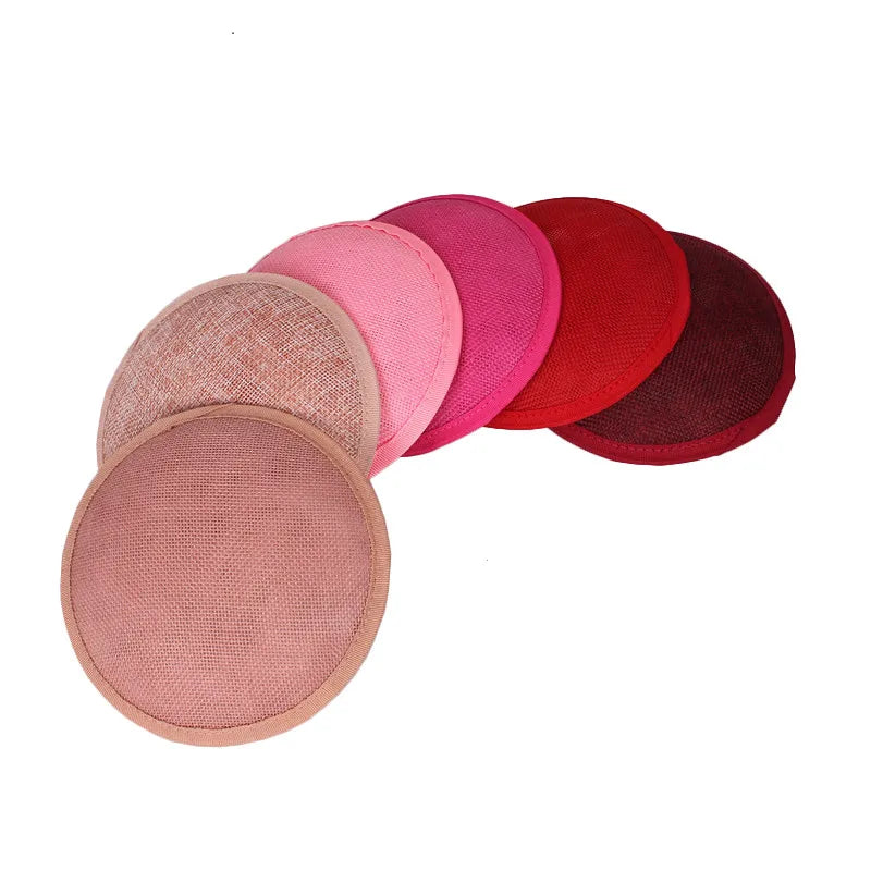 13cm Round Sinamay Fascinator Base DIY Millinery Headpiece Cocktail Hat Mold