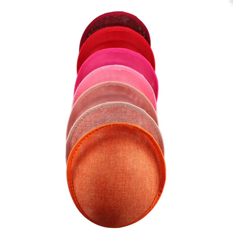 20cm Round Sinamay Fascinator Base DIY Millinery Headpiece Showgirl Hat Base