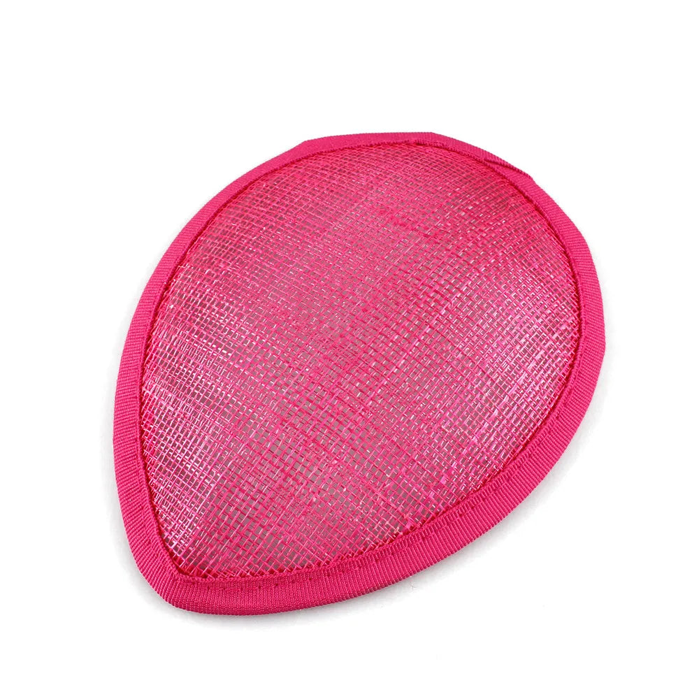 13cm Teardrop Sinamay Fascinator Base DIY Millinery Headpiece Cocktail Hat Mold