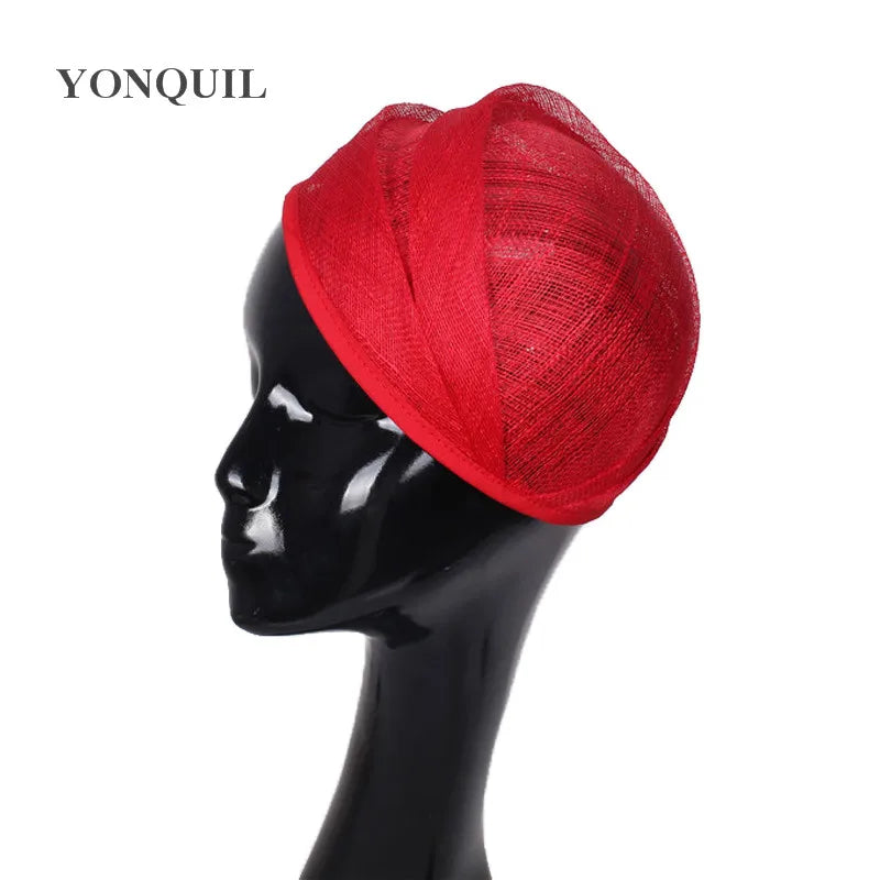 20cm Round Sinamay Fascinator Base 6-Pack DIY Millinery Derby Hat Headpiece Mold