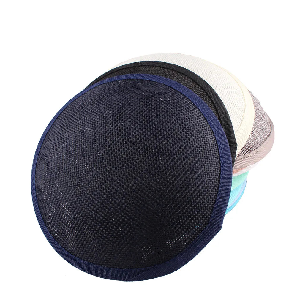 Round Imitation Sinamay Fascinator Base — 13 cm