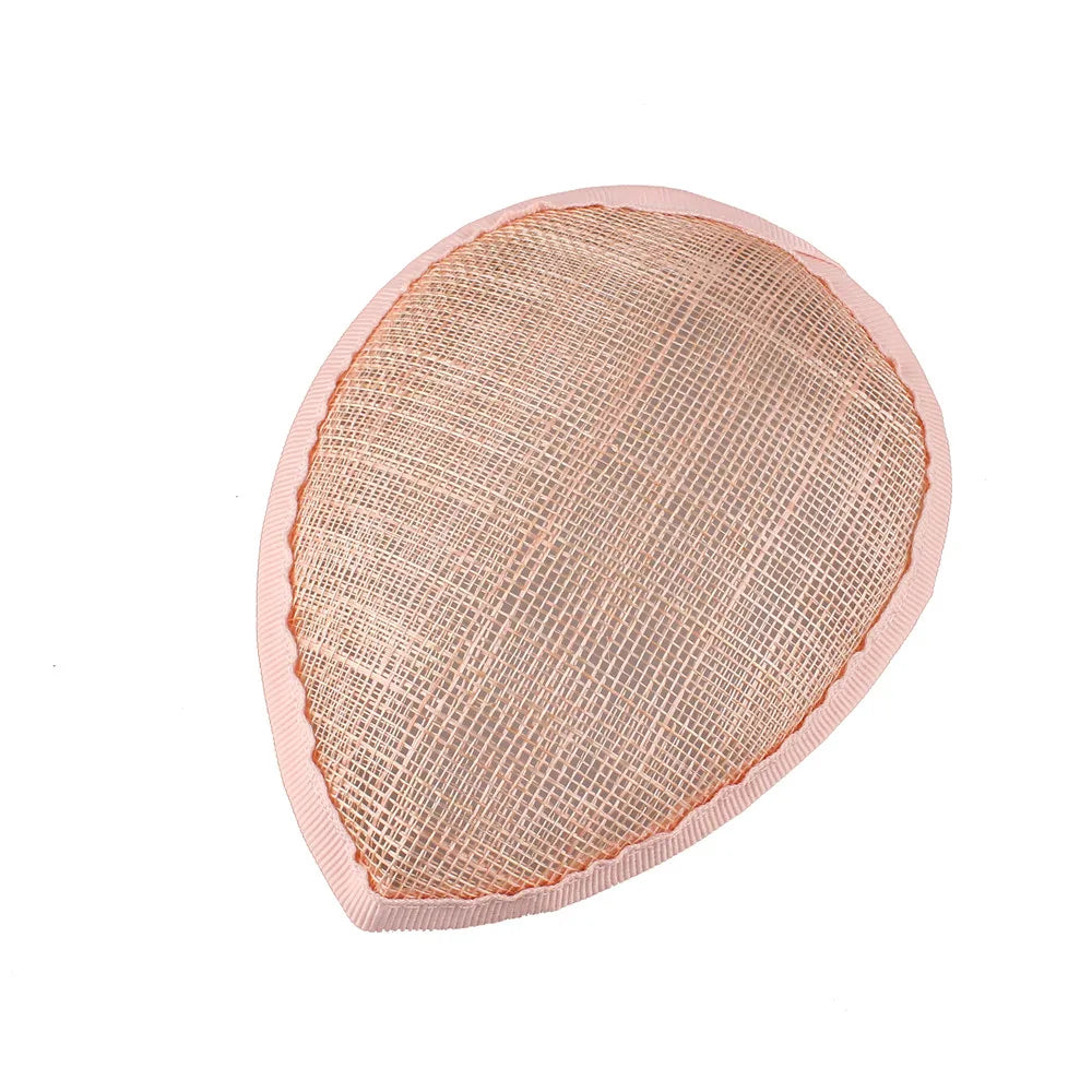 13cm Teardrop Sinamay Fascinator Base DIY Millinery Headpiece Cocktail Hat Mold