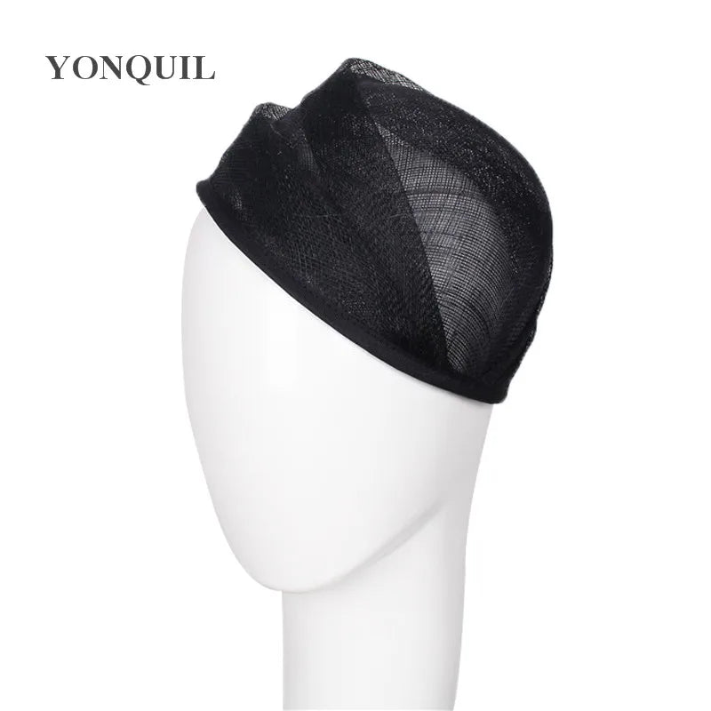 20cm Round Sinamay Fascinator Base 6-Pack DIY Millinery Derby Hat Headpiece Mold