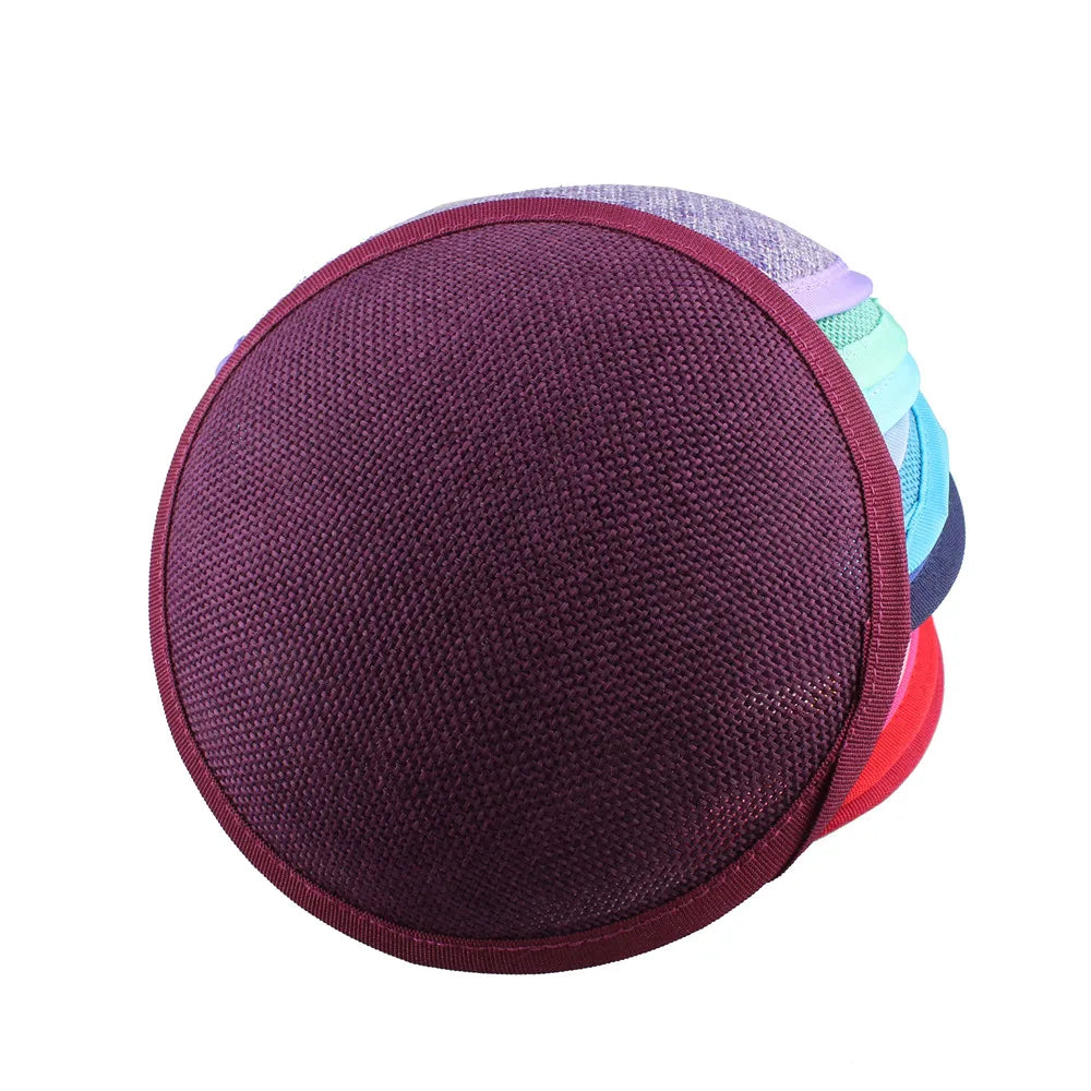 Round Imitation Sinamay Fascinator Base — 13 cm
