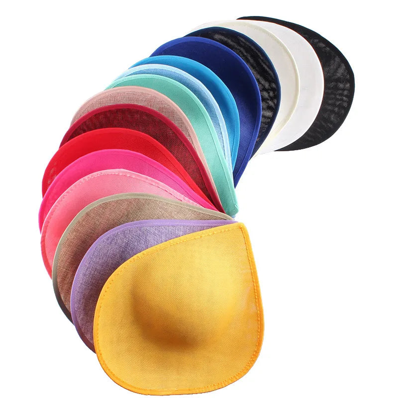 30cm Heart Shape Sinamay Fascinator Base DIY Millinery Derby Hat Headpiece Mold