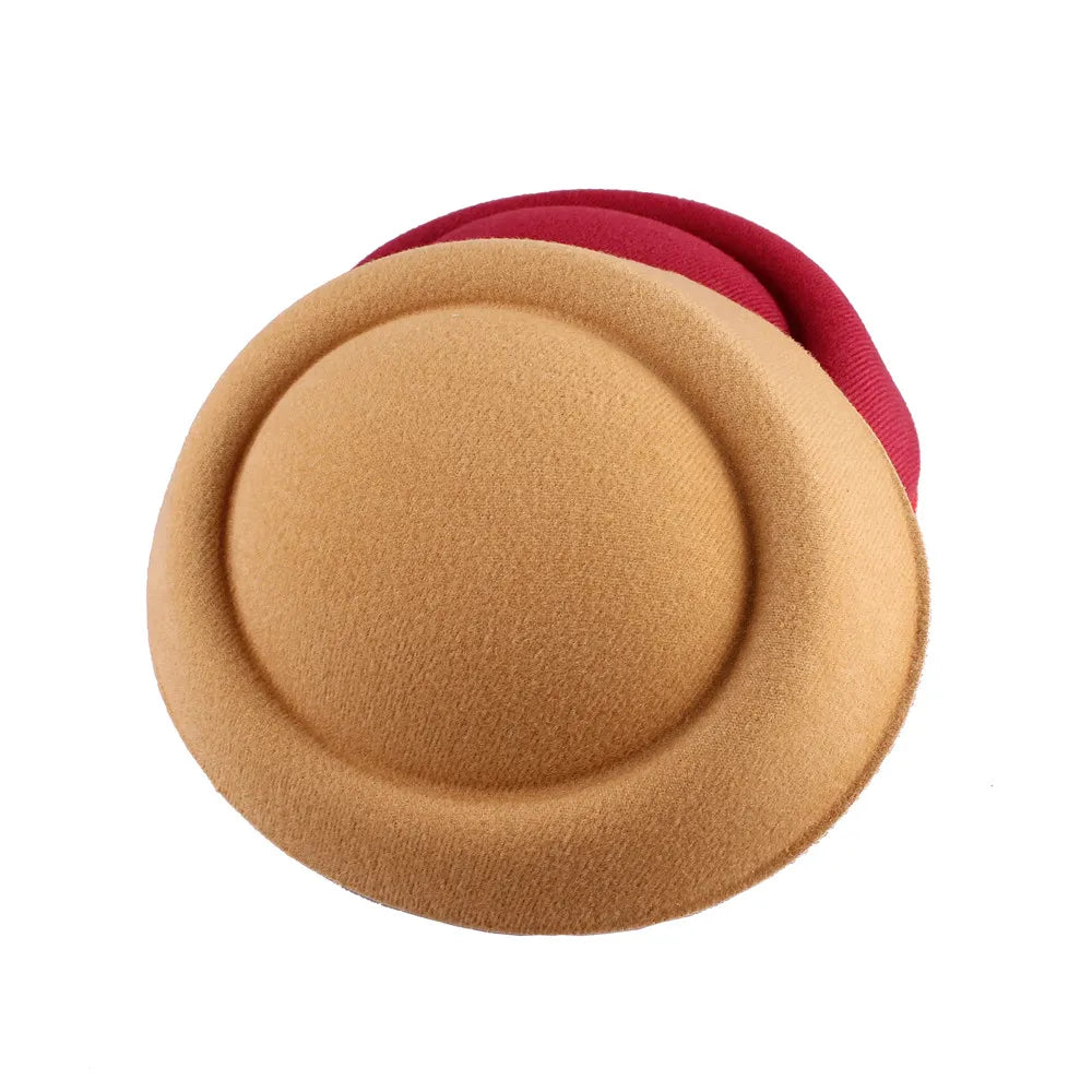 16cm Mini Pillbox Hat Fascinator Base DIY Millinery Stage Headpiece Mold