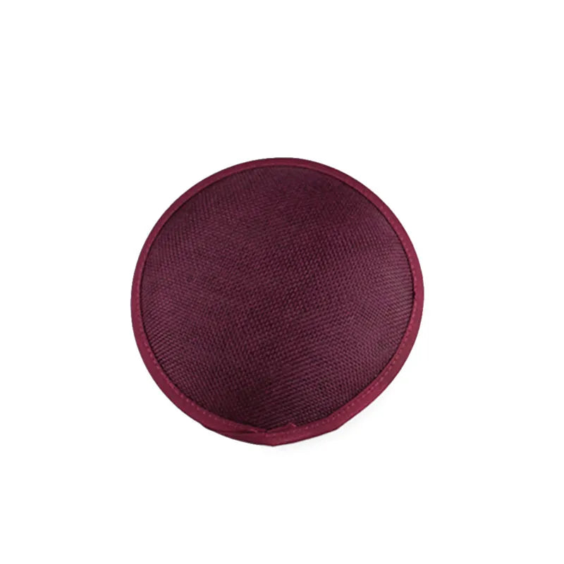 13cm Round Sinamay Fascinator Base DIY Millinery Headpiece Cocktail Hat Mold