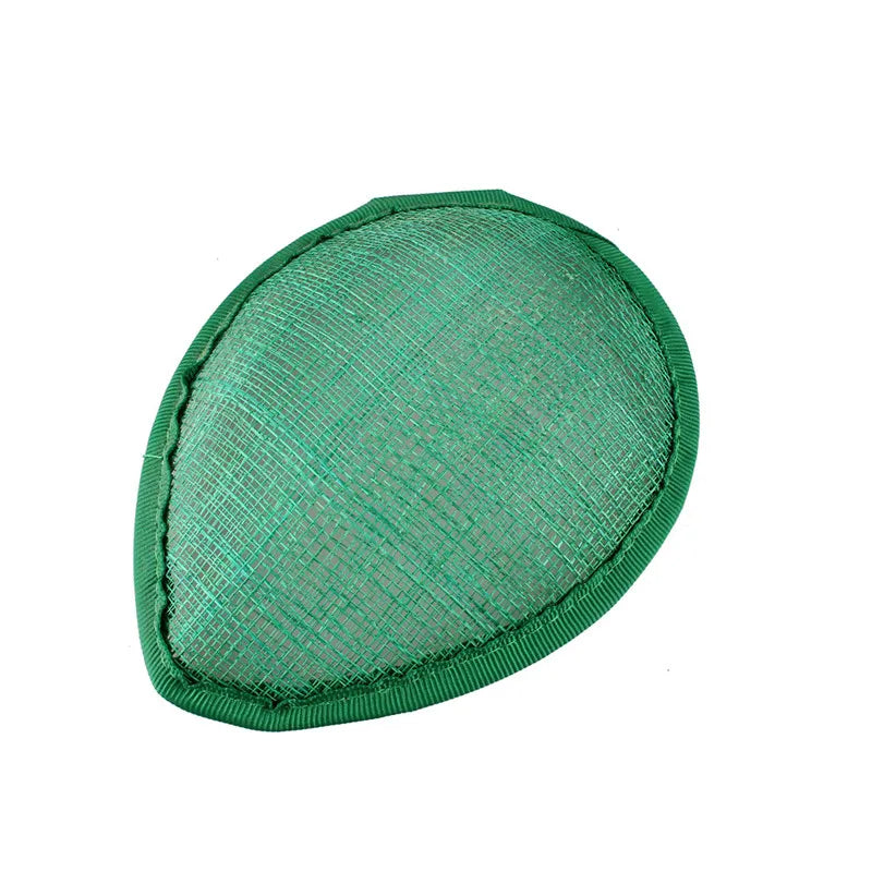 13cm Teardrop Sinamay Fascinator Base DIY Millinery Headpiece Cocktail Hat Mold