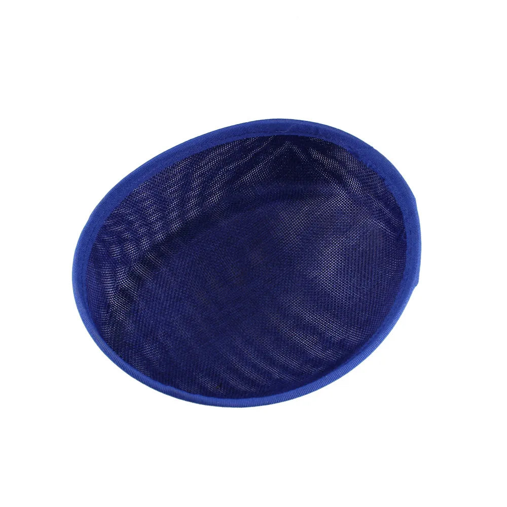 16x19cm Oval Sinamay Button Cap Fascinator Base 5-Pack DIY Millinery Hat Mold