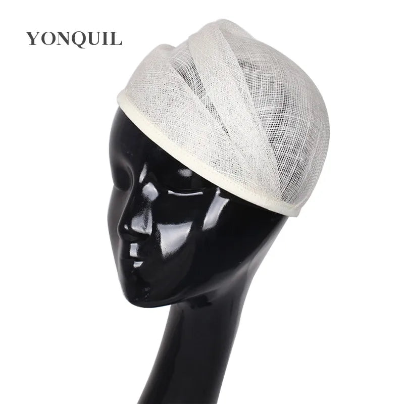 20cm Round Sinamay Fascinator Base DIY Millinery Headpiece Beret Hat Mold