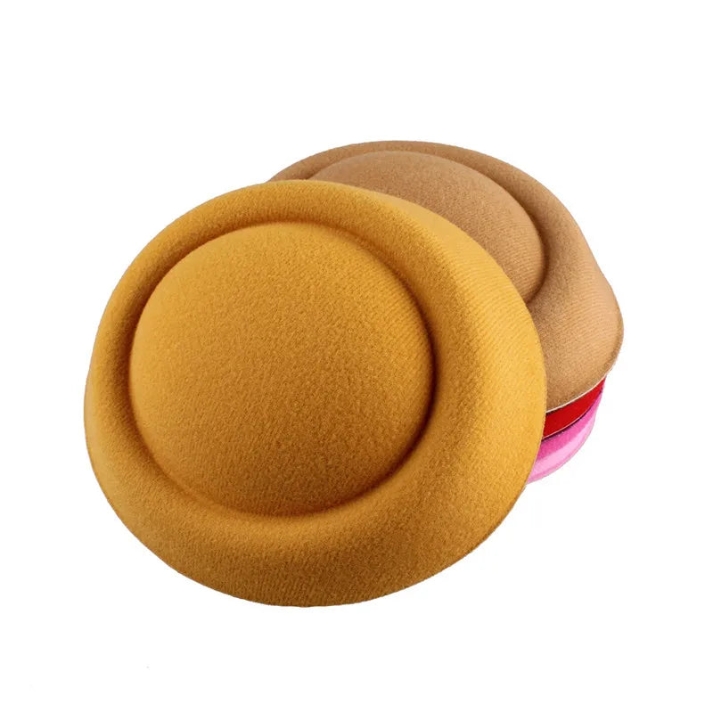 16cm Mini Pillbox Hat Fascinator Base DIY Millinery Stage Headpiece Mold