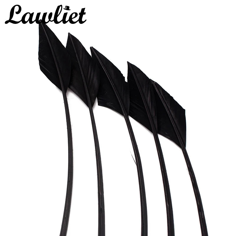 Arrowhead Turkey Feather Quill Trim — 28–33 cm