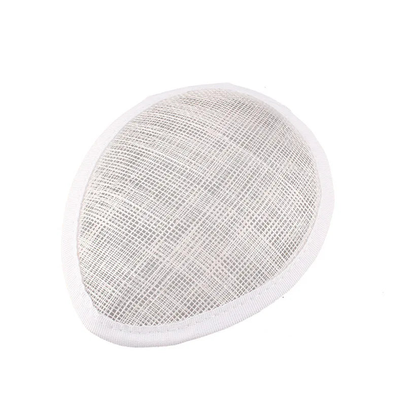 13cm Teardrop Sinamay Fascinator Base DIY Millinery Headpiece Cocktail Hat Mold