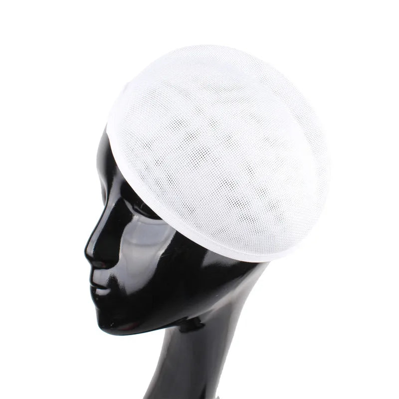 16x19cm Oval Sinamay Button Cap Fascinator Base 5-Pack DIY Millinery Hat Mold
