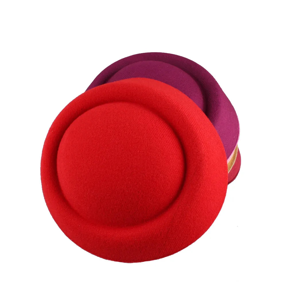16cm Mini Pillbox Hat Fascinator Base DIY Millinery Stage Headpiece Mold