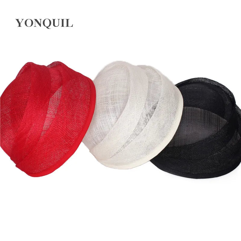 20cm Round Sinamay Fascinator Base 6-Pack DIY Millinery Derby Hat Headpiece Mold