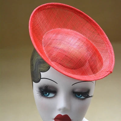 Sinamay Saucer Fascinator Base — 20 cm