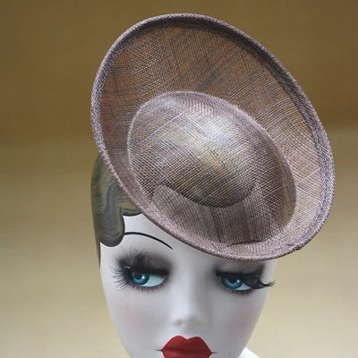 Sinamay Saucer Fascinator Base — 20 cm