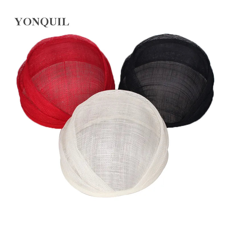 20cm Round Sinamay Fascinator Base DIY Millinery Headpiece Beret Hat Mold