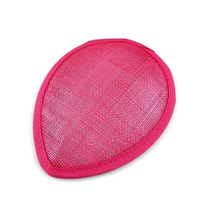 13cm Teardrop Sinamay Fascinator Base DIY Millinery Headpiece Cocktail Hat Mold