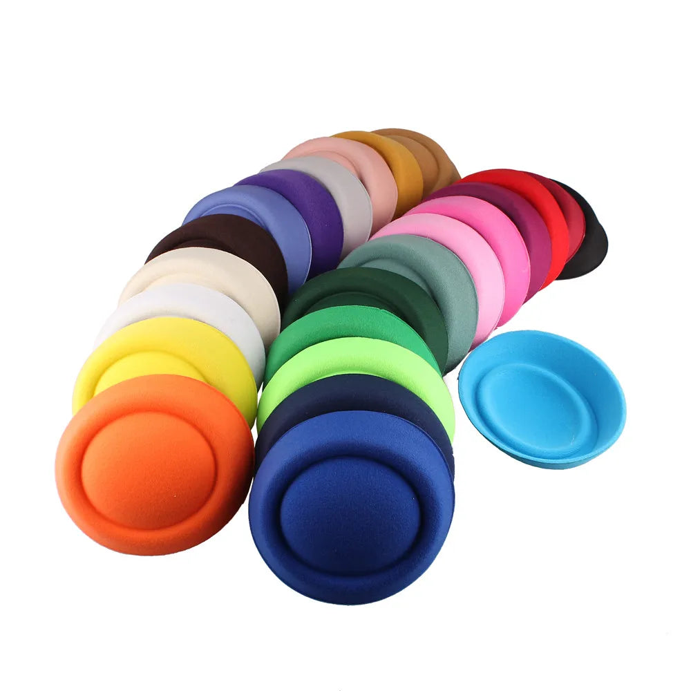 16cm Mini Pillbox Hat Fascinator Base DIY Millinery Stage Headpiece Mold