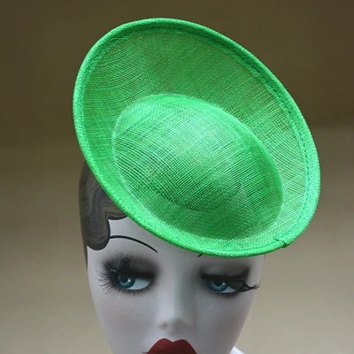 Sinamay Saucer Fascinator Base — 20 cm