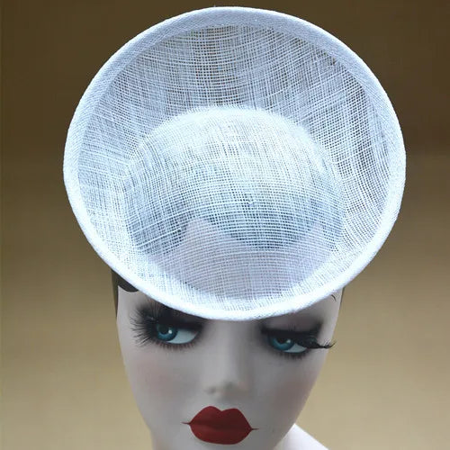 Sinamay Saucer Fascinator Base — 20 cm