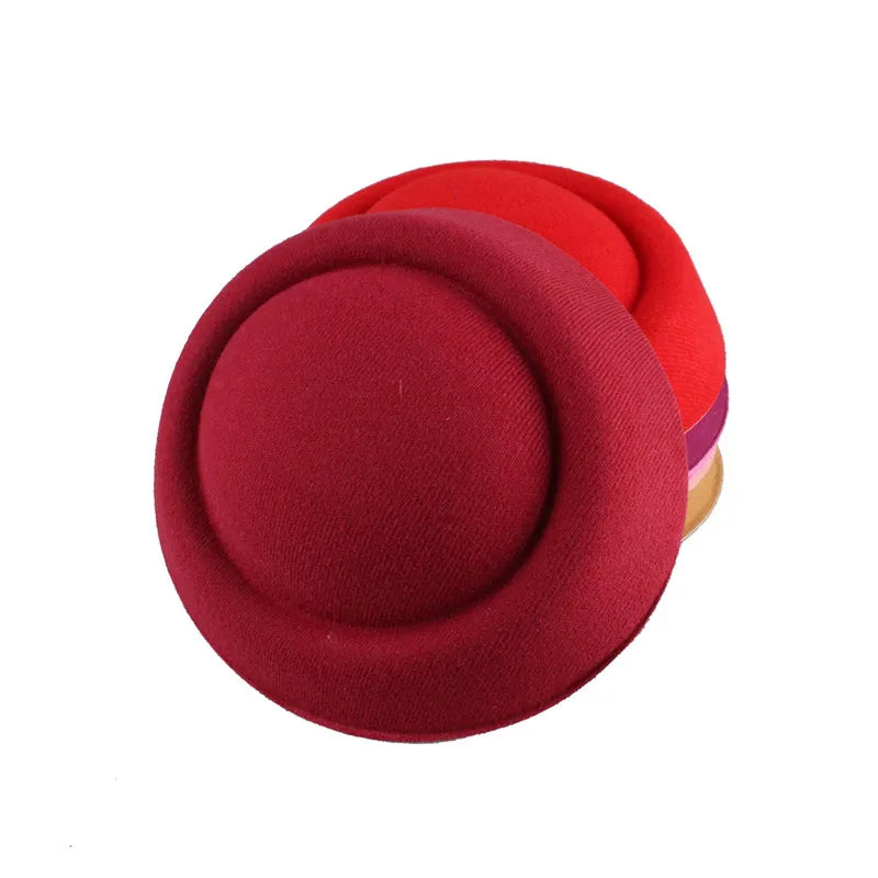 16cm Mini Pillbox Hat Fascinator Base DIY Millinery Stage Headpiece Mold