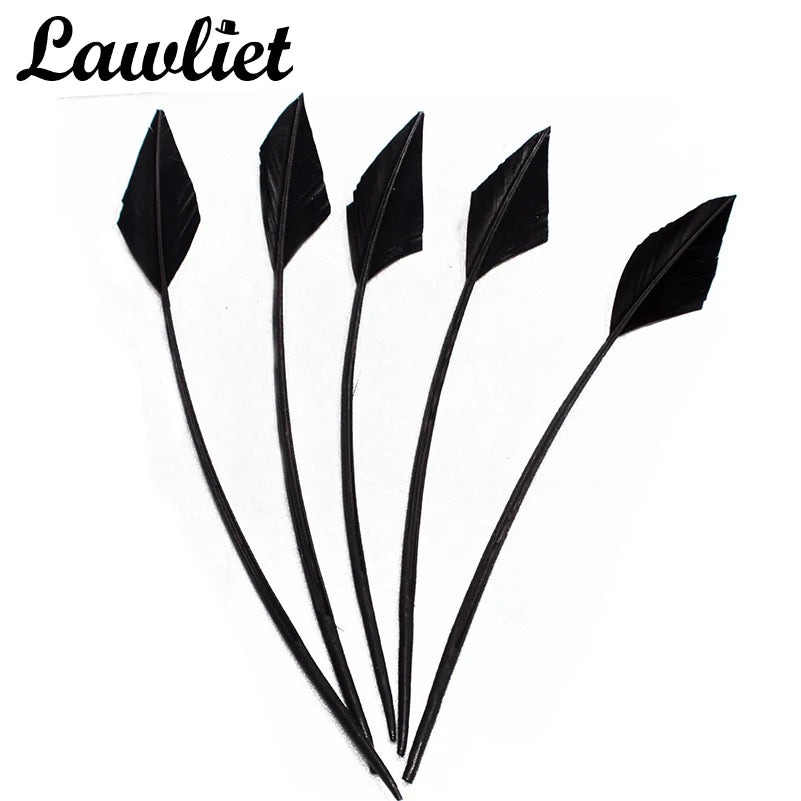 Arrowhead Turkey Feather Quill Trim — 28–33 cm