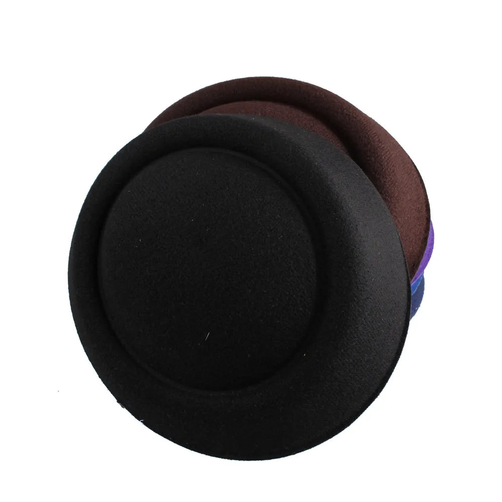 16cm Mini Pillbox Hat Fascinator Base DIY Millinery Stage Headpiece Mold