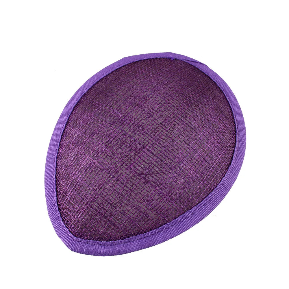 13cm Teardrop Sinamay Fascinator Base DIY Millinery Headpiece Cocktail Hat Mold
