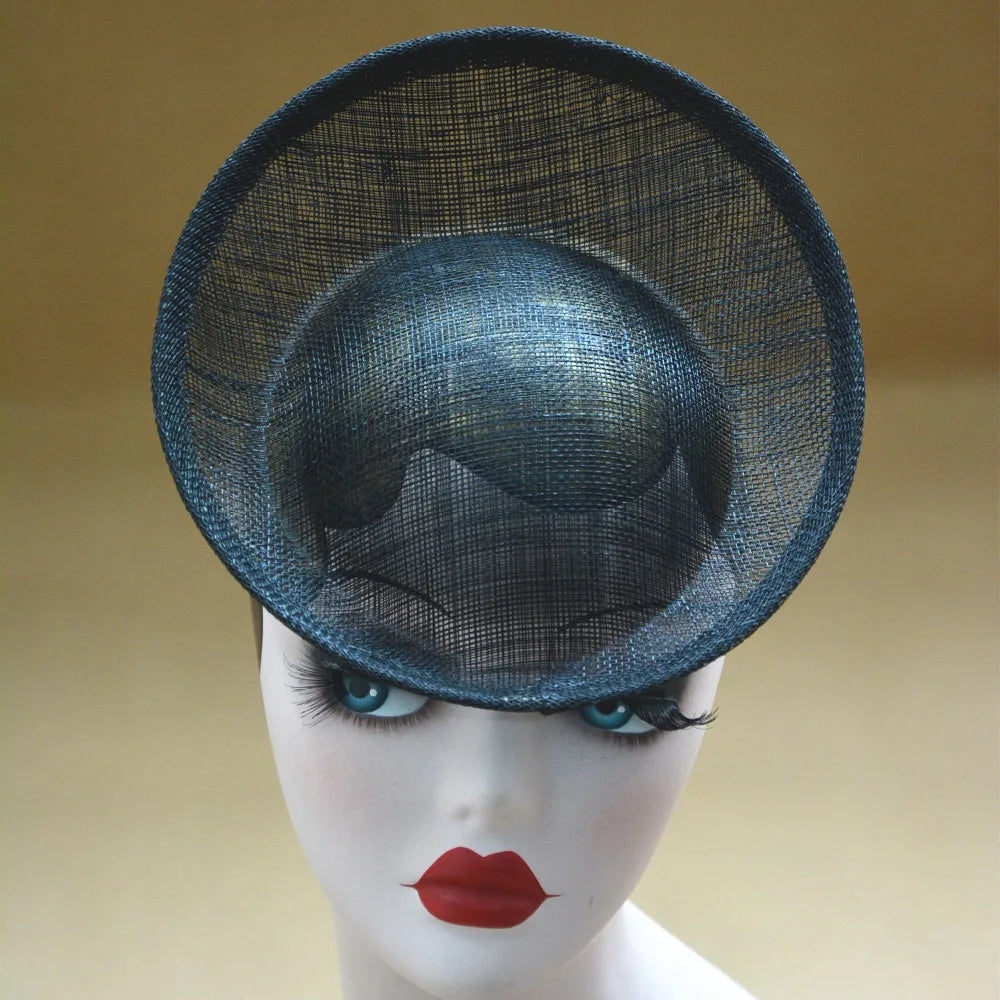Sinamay Saucer Fascinator Base — 20 cm