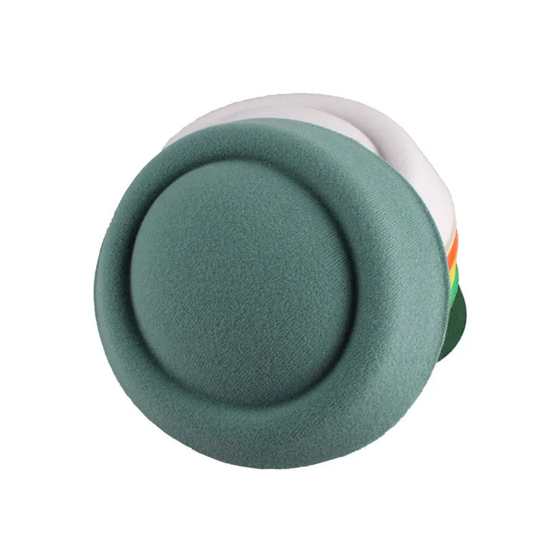 16cm Mini Pillbox Hat Fascinator Base DIY Millinery Stage Headpiece Mold