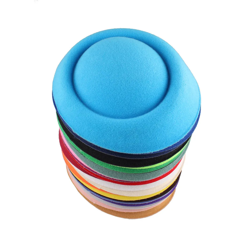 16cm Mini Pillbox Hat Fascinator Base DIY Millinery Stage Headpiece Mold