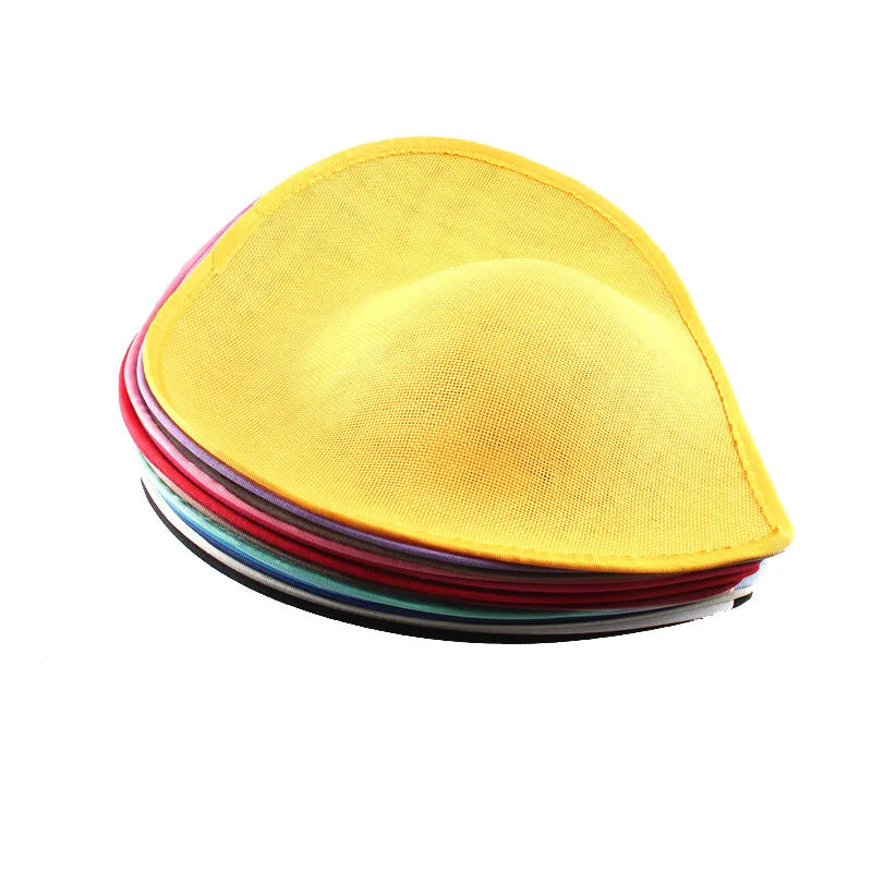 30cm Heart Shape Sinamay Fascinator Base DIY Millinery Derby Hat Headpiece Mold