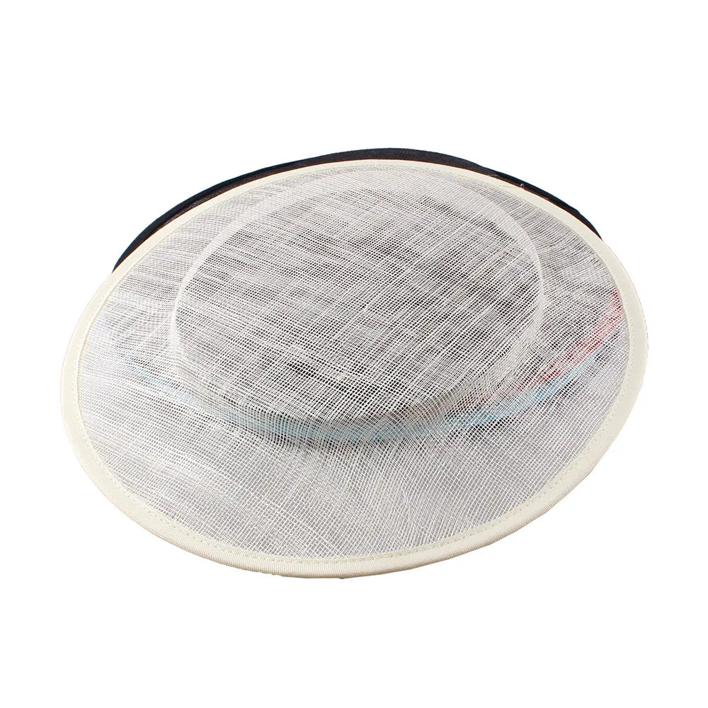 31cm Round Sinamay Fascinator Base DIY Millinery Derby Hat Headpiece Mold