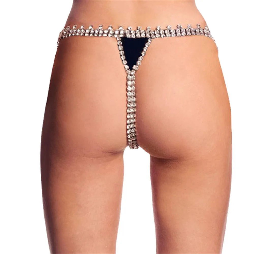 Crystal Bra & Thong Body Chain
